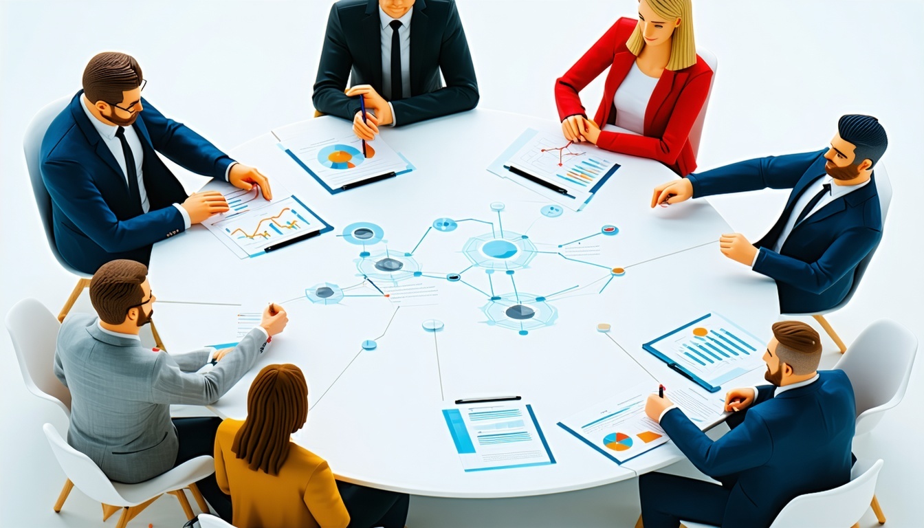 Eine Gruppe von Interessenvertretern am Tisch-Jul-01-2025-12-28-15-0786-PM