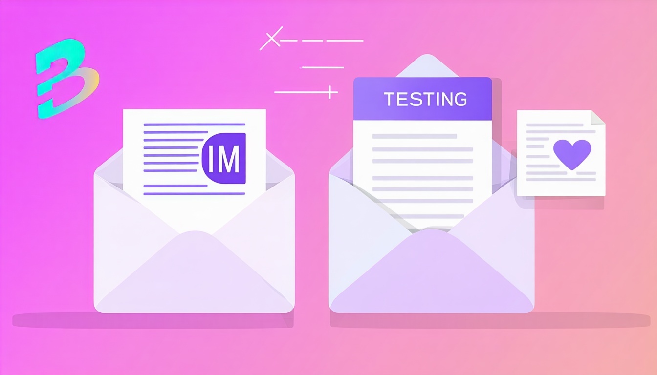 Beim AB-Test mit BIMI Brand Indicators for Message Identification werden zwei verschiedene Versionen von E-Mail-Kampagnen verglichen, um die Auswirkungen der Implementierung von BIMI auf die Öffnungsraten und die Markenerkennung zu bewerten.