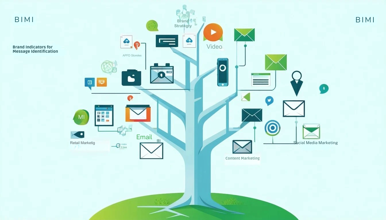 BIMI oder Brand Indicators for Message Identification (Markenindikatoren zur Identifizierung von Botschaften) dient als Grundgerüst einer Marketingstrategie und bietet einen robusten Rahmen für die Markenerkennung und das Vertrauen in die digitale Kommunikation.